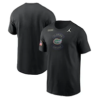Men's Jordan Brand Black Florida Gators 2025 Military Appreciation Dri-FIT T-Shirt