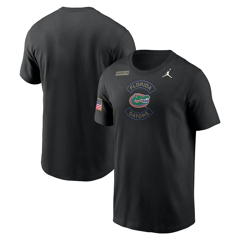 Men's Jordan Brand Black Florida Gators 2025 Military Appreciation Dri-FIT T-Shirt