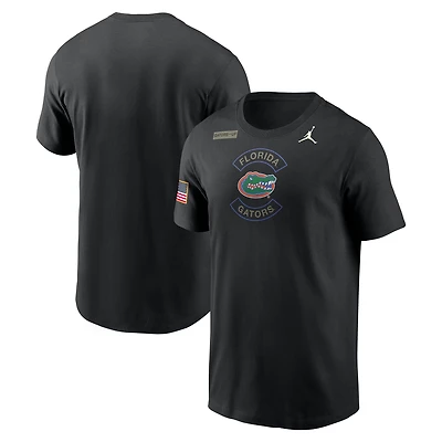 Men's Jordan Brand Black Florida Gators 2025 Military Appreciation Dri-FIT T-Shirt