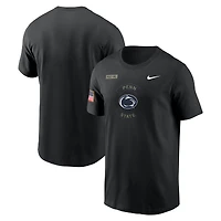 Men's Nike Black Penn State Nittany Lions 2025 Military Appreciation Dri-FIT T-Shirt