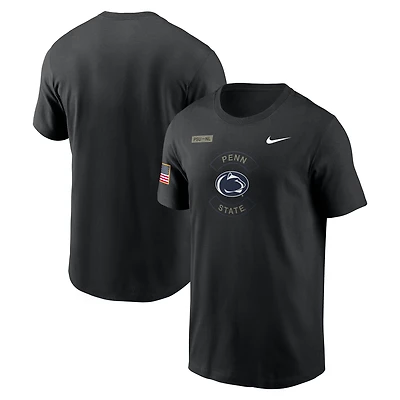 Men's Nike Black Penn State Nittany Lions 2025 Military Appreciation Dri-FIT T-Shirt