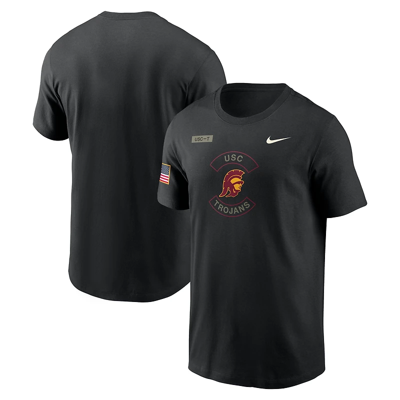 Men's Nike Black USC Trojans 2025 Military Appreciation Dri-FIT T-Shirt