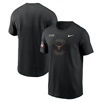 Men's Nike Black Texas Longhorns 2025 Military Appreciation Dri-FIT T-Shirt