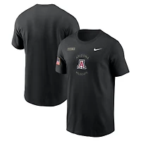 Men's Nike Black Arizona Wildcats 2025 Military Appreciation Dri-FIT T-Shirt