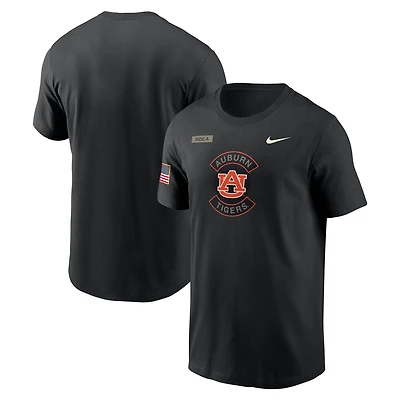 Men's Nike Black Auburn Tigers 2025 Military Appreciation Dri-FIT T-Shirt