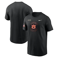 Men's Nike Black Auburn Tigers 2025 Military Appreciation Dri-FIT T-Shirt