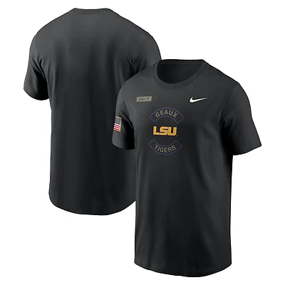 Men's Nike Black LSU Tigers 2025 Military Appreciation Dri-FIT T-Shirt