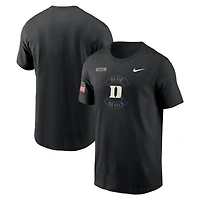 Men's Nike Black Duke Blue Devils 2025 Military Appreciation Dri-FIT T-Shirt
