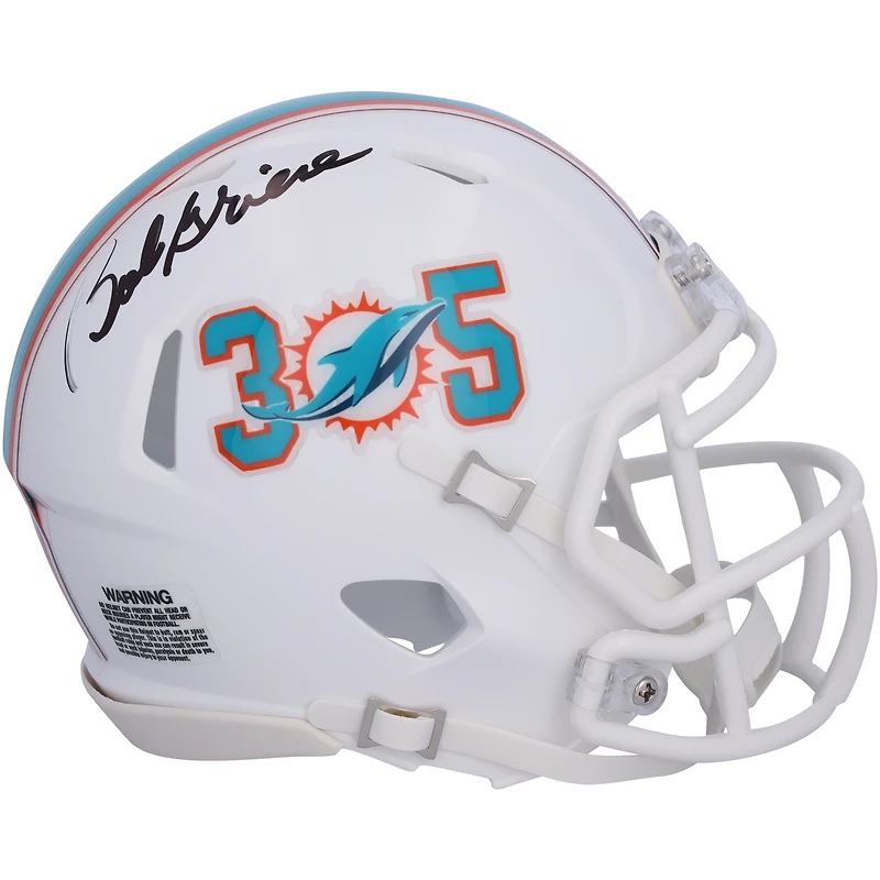 Bob Griese Miami Dolphins Autographed Riddell Speed Mini Helmet