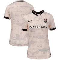 Women's Nike Tan Angel City FC 2025 The Los Angeles Kit Stadium Replica Jersey