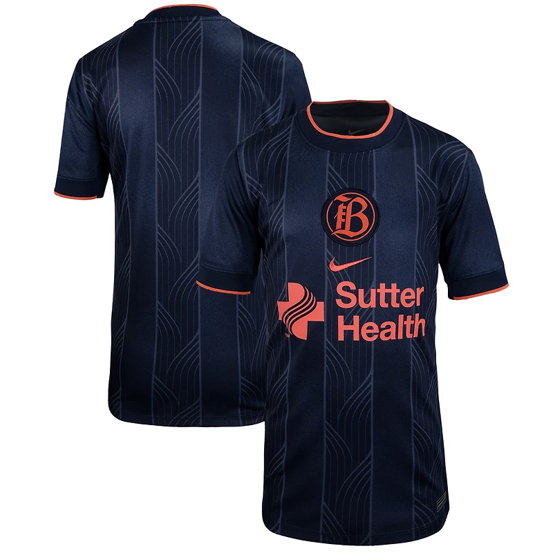 Youth Nike Navy Bay FC 2025 Primary Stadium Replica Jersey