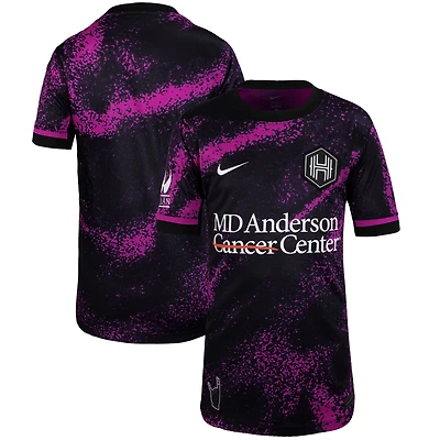 Youth Nike Black/Purple Houston Dash 2025 The Cosmic Storm Kit Stadium Replica Jersey