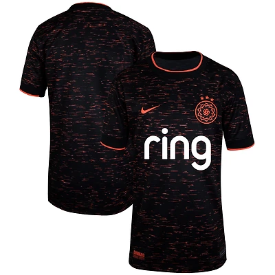 Youth Nike Black Portland Thorns FC 2025 Secondary Stadium Replica Jersey