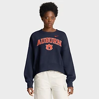 Women's Nike Navy Auburn Tigers Oversized Phoenix Arch Pullover Sweatshirt