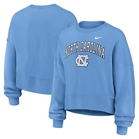 Women's Nike Carolina Blue North Tar Heels Oversized Phoenix Arch Pullover Sweatshirt
