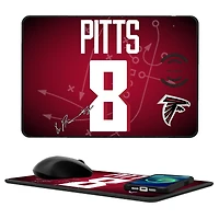 Keyscaper Kyle Pitts Atlanta Falcons Wireless Charger and Mouse Pad