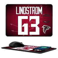 Keyscaper Chris Lindstrom Atlanta Falcons Wireless Charger and Mouse Pad
