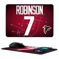 Keyscaper Bijan Robinson Atlanta Falcons Wireless Charger and Mouse Pad