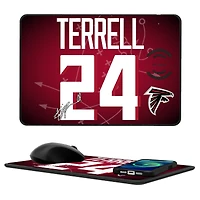 Keyscaper A.J. Terrell Atlanta Falcons Wireless Charger and Mouse Pad