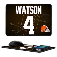 Keyscaper Deshaun Watson Cleveland Browns Wireless Charger and Mouse Pad