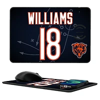 Keyscaper Caleb Williams Chicago Bears Wireless Charger and Mouse Pad