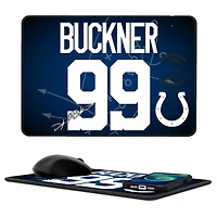 Keyscaper DeForest Buckner Indianapolis Colts Wireless Charger and Mouse Pad