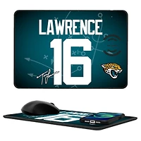Keyscaper Trevor Lawrence Jacksonville Jaguars Wireless Charger and Mouse Pad