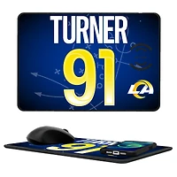 Keyscaper Kobie Turner Los Angeles Rams Wireless Charger and Mouse Pad