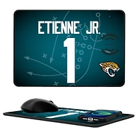Keyscaper Travis Etienne Jacksonville Jaguars Wireless Charger and Mouse Pad