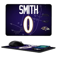 Keyscaper Roquan Smith Baltimore Ravens Wireless Charger and Mouse Pad