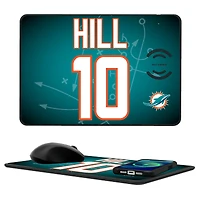 Keyscaper Tyreek Hill Miami Dolphins Wireless Charger and Mouse Pad