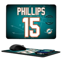 Keyscaper Jaelan Phillips Miami Dolphins Wireless Charger and Mouse Pad