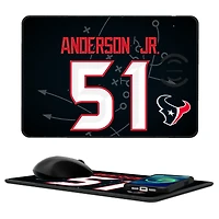Keyscaper Will Anderson Jr. Houston Texans Wireless Charger and Mouse Pad