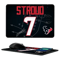 Keyscaper C.J. Stroud Houston Texans Wireless Charger and Mouse Pad
