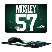 Keyscaper C.J. Mosley New York Jets Wireless Charger and Mouse Pad