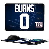 Keyscaper Brian Burns New York Giants Wireless Charger and Mouse Pad