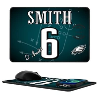 Keyscaper DeVonta Smith Philadelphia Eagles Wireless Charger and Mouse Pad