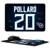 Keyscaper Tony Pollard Tennessee Titans Wireless Charger and Mouse Pad