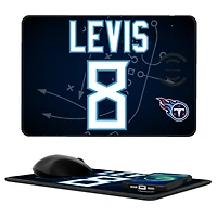Keyscaper Will Levis Tennessee Titans Wireless Charger and Mouse Pad
