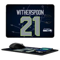 Keyscaper Devon Witherspoon Seattle Seahawks Wireless Charger and Mouse Pad