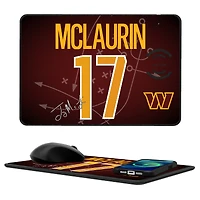 Keyscaper Terry McLaurin Washington Commanders Wireless Charger and Mouse Pad