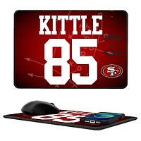 Keyscaper George Kittle San Francisco 49ers Wireless Charger and Mouse Pad