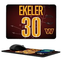 Keyscaper Austin Ekeler Washington Commanders Wireless Charger and Mouse Pad