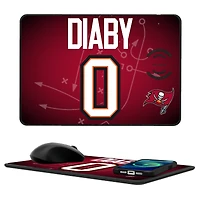Keyscaper YaYa Diaby Tampa Bay Buccaneers Wireless Charger and Mouse Pad
