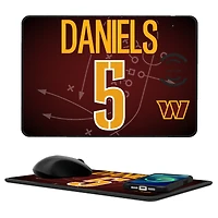 Keyscaper Jayden Daniels Washington Commanders Wireless Charger and Mouse Pad