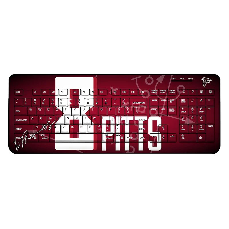 Keyscaper Kyle Pitts Atlanta Falcons Wireless Keyboard