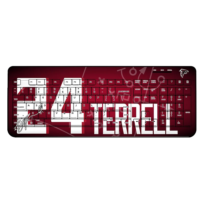 Keyscaper A.J. Terrell Atlanta Falcons Wireless Keyboard