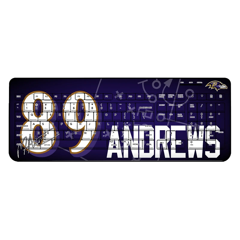 Keyscaper Mark Andrews Baltimore Ravens Wireless Keyboard