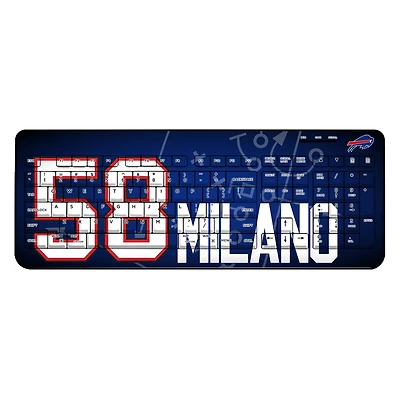 Keyscaper Matt Milano Buffalo Bills Wireless Keyboard