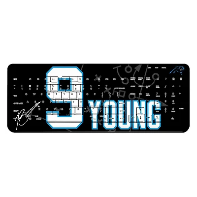 Keyscaper Bryce Young Carolina Panthers Wireless Keyboard